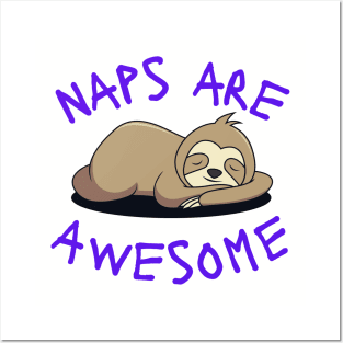 Naps Are Awesome Posters and Art